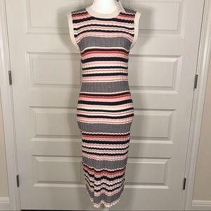 Cupcakes & Cashmere Striped Knit Tube Dress